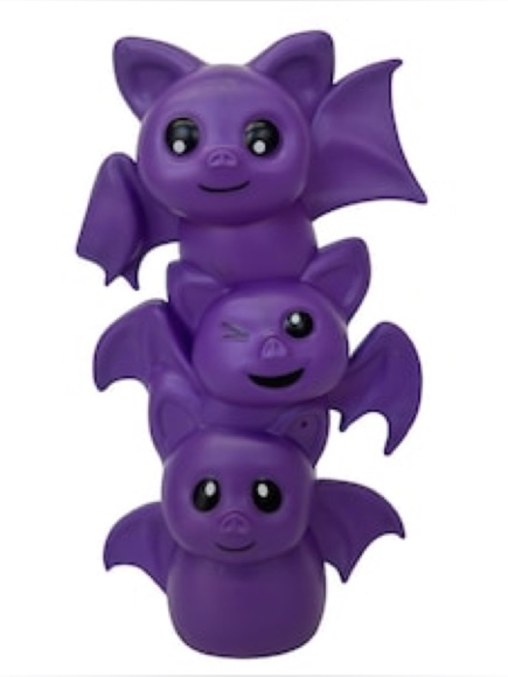 NEW Light-Up Halloween Decor Set of 4 Ghost Pumpkin Bat Haunted House - Picture 5 of 12